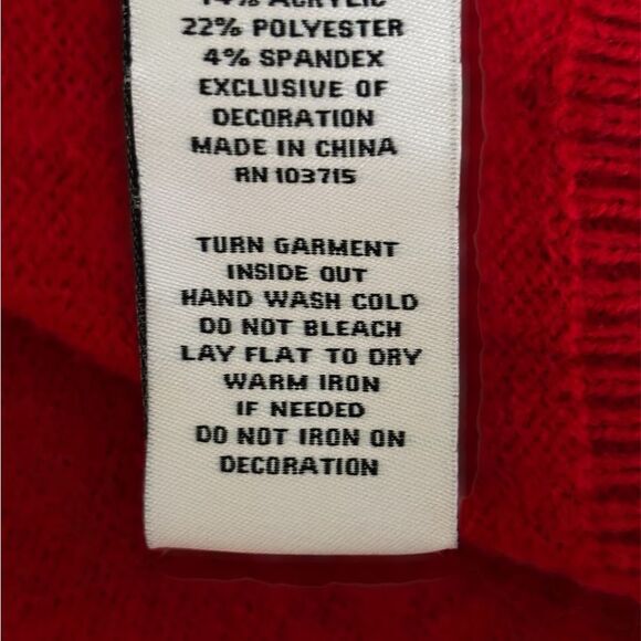 NWT Nanette Lepore Red Riding Hood Sweater | Size Small - Picture 11 of 11